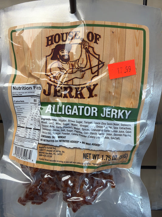 Cajun Alligator Jerky 1.75oz