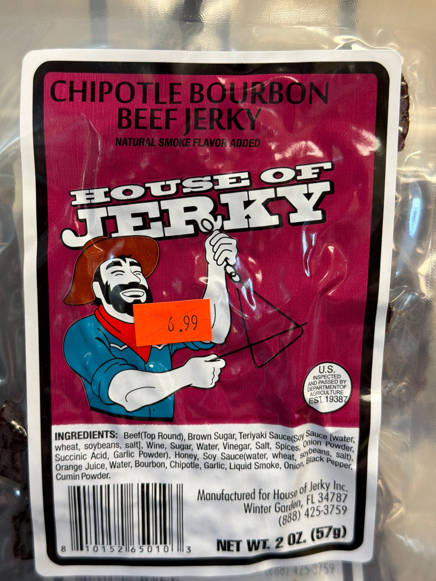 House of Jerky Beef 2oz