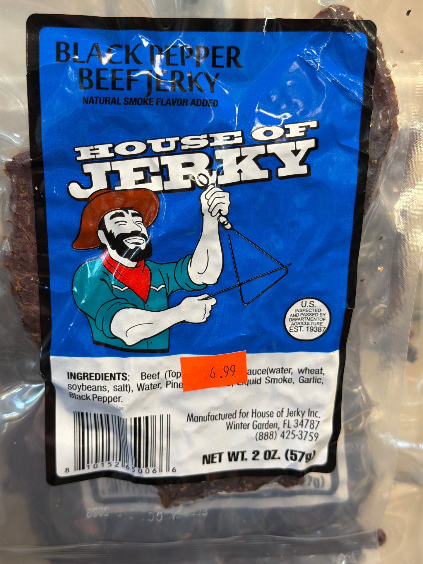 House of Jerky Beef 2oz