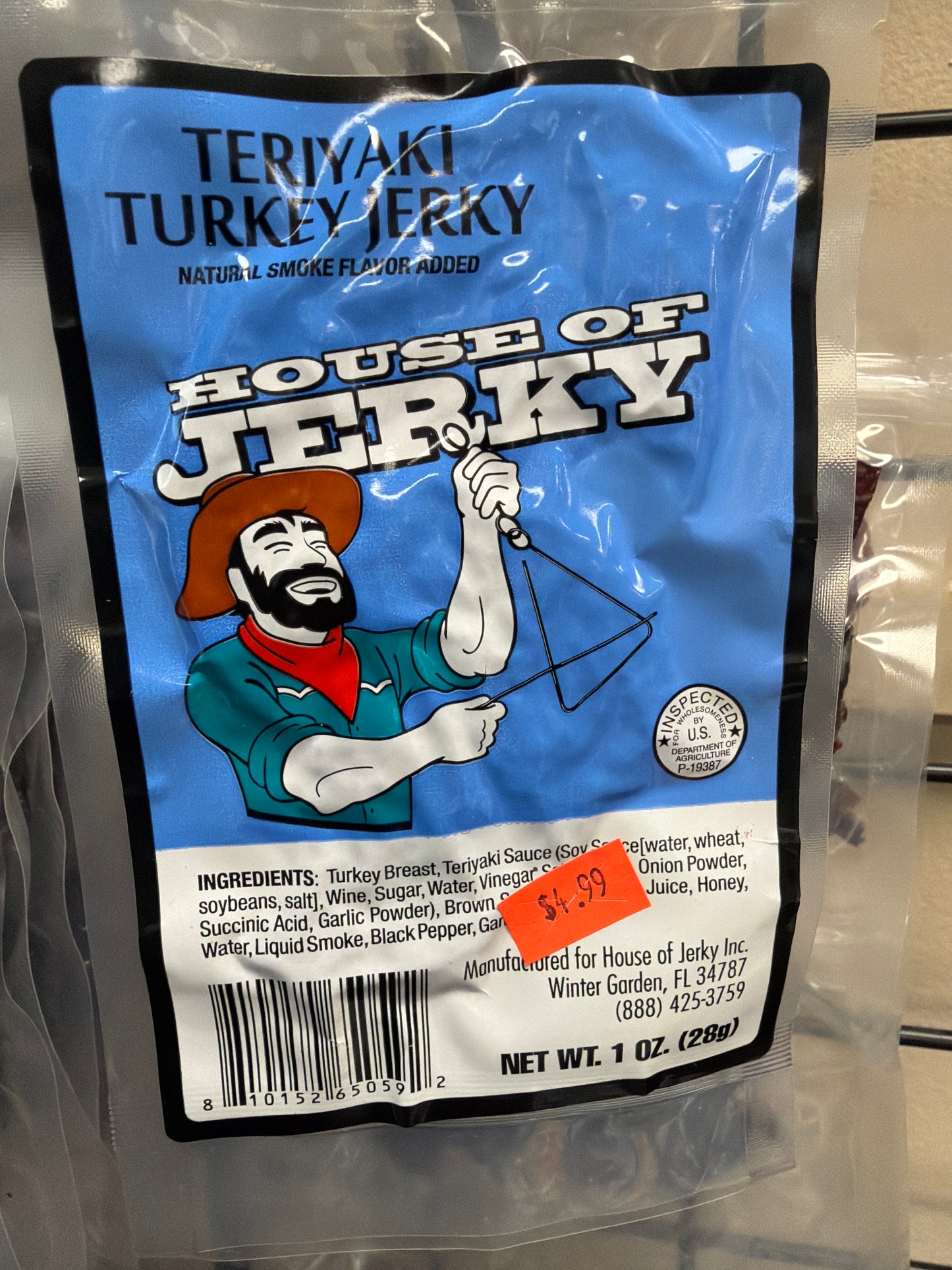 House of Jerky Turkey 1oz
