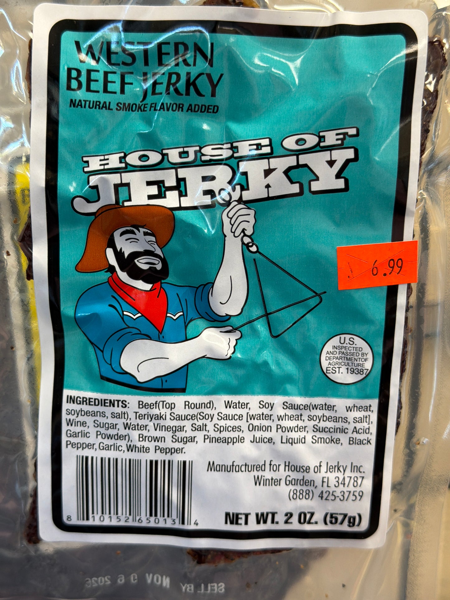 House of Jerky Beef 2oz