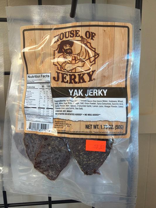 Yak Jerky 1.75oz